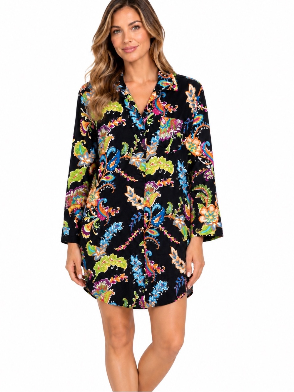 LAUREN RALPH LAUREN floral nightgown pjs size Small